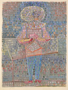 Ragazzo in costume da Paul Klee
