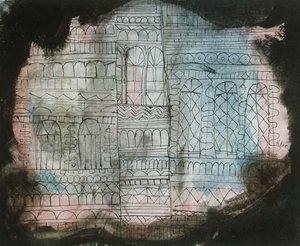Castello in fiamme