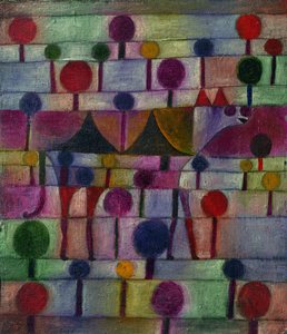 Cammello in un Paesaggio Ritmico di Alberi, 1920 da Paul Klee