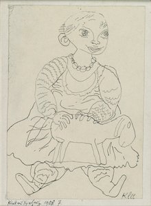 Bambino con giocattolo da Paul Klee