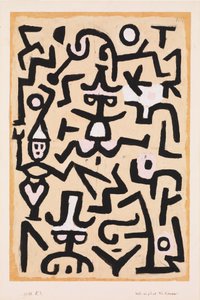 Volantino dei comici da Paul Klee