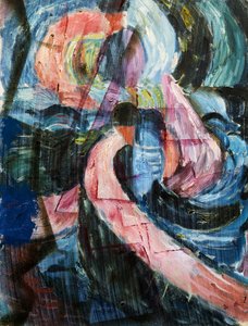 Costruzione sotto una cascata, un attraversamento da Paul Klee