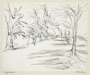 Strada di campagna verso Schwaing da Paul Klee