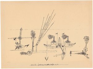 Disegno per porto giallo da Paul Klee