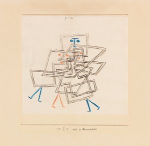 Tre in confusione, 1930 da Paul Klee