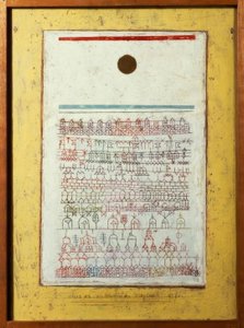 Una pagina dal libro delle città da Paul Klee