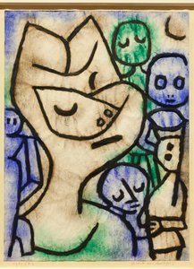 Espressione di un volto da Paul Klee