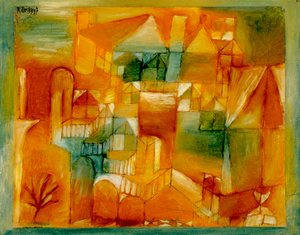 Facciata Marrone-Verde da Paul Klee