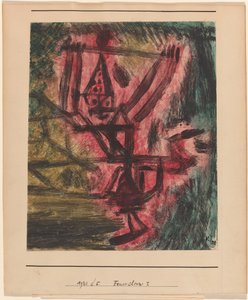 Feuer Clown I (Clown di fuoco) da Paul Klee