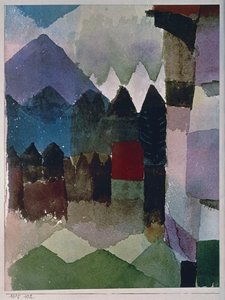 Vento di Föhn nel giardino di Franz Marc