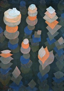 Crescita delle piante notturne da Paul Klee