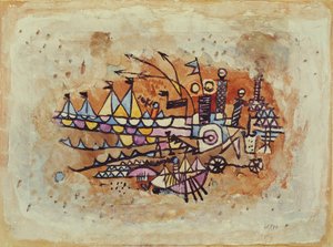 Scena di Porto da Paul Klee