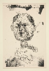 Testa (Kopf) - Uomo barbuto (Baertiger Mann) da Paul Klee