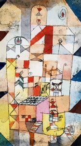Interno di una casa, c.1919 da Paul Klee
