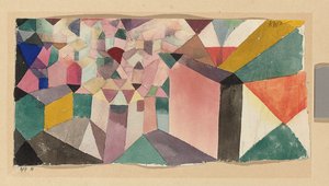 Uno sguardo in una città da Paul Klee
