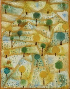 Piccolo paesaggio ritmico da Paul Klee