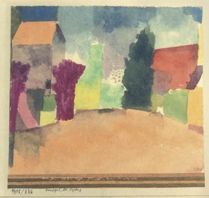 Casa di campagna vicino a Friburgo da Paul Klee