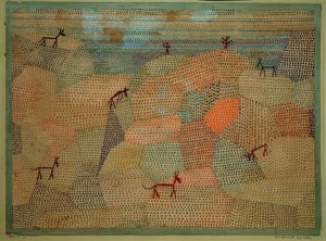 Paesaggio con asini da Paul Klee