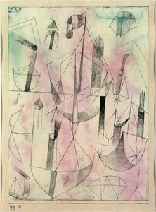 Piccola fantasia del battello a vapore da Paul Klee