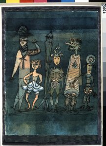 Maschere. Peinture de Paul Klee (1879-1940) da Paul Klee