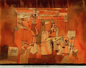 Piano di un impianto meccanico da Paul Klee