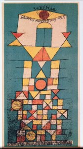 Cartolina per la mostra del Bauhaus 