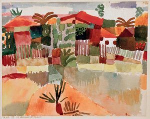 St. Germain vicino a Tunisi da Paul Klee
