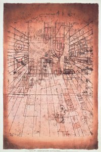 Svizzera, Berna, prospettiva della stanza con abitanti da Paul Klee