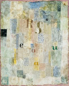 La fabbrica vocale della cantante Rosa Silber da Paul Klee