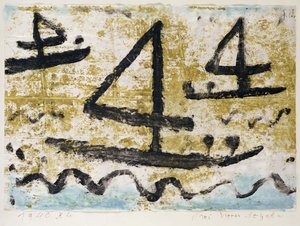 Tre barche a vela da Paul Klee