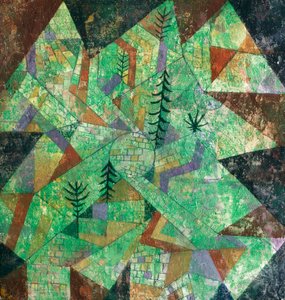 Costruzione nella foresta da Paul Klee