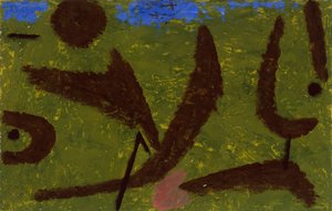 Cosa è successo in fondo a Chamonix da Paul Klee