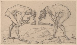 Due uomini si incontrano da Paul Klee