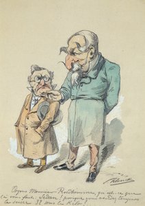 Monsieur Prudhomme e Napoleone III da Paul Klenck