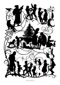 Silhouette: Ved Juletid da Paul Konewka