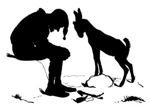 Silhouette di Paul Konewka (litografia)