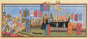 I cavalieri dello Spirito Santo si imbarcano per le crociate. Alla fine non partirono mai per il loro viaggio.
