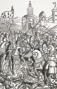 La battaglia di Auray, Francia, 29 settembre