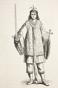 La pagina di Prester John. Prester John era conosciuto anche come Presbyter Johannes.