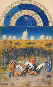 Dicembre - il castello di Vincennes da Paul Limbourg