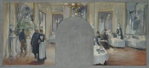 Interno del Théâtre Français, 1871 da Paul Louis Delance