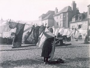 Stendere il bucato, Hastings Old Town