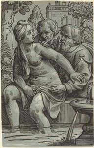 Susanna e i vecchioni da Paul Maupin, after Jacques Stella