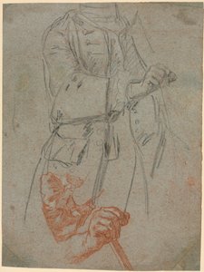 Studi di un costume, manica e mano da Paul Michel Hossard