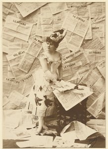 [Mlle Beaumaine, Théâtre des Variétés] da Paul Nadar