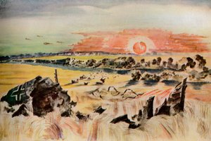 Bombardiere nel grano, 1940 da Paul Nash
