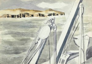 Costa vicino a Gibilterra da Paul Nash
