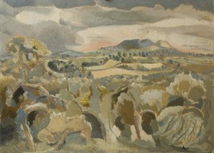 Paesaggio della distanza di Malvern