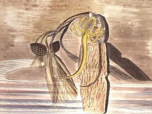 Oggetti sulla sabbia da Paul Nash