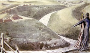 La Grande Diga, Romney Marsh da Paul Nash